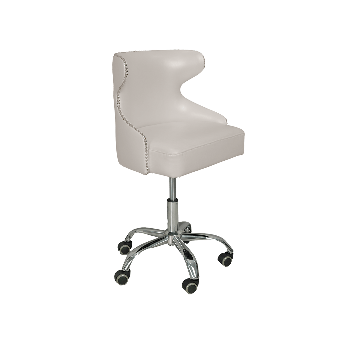 LUX SPA LUX 550 Customer Chair For Manicure Station Modern Grey DSP-LUX-NTBL-550-GRY