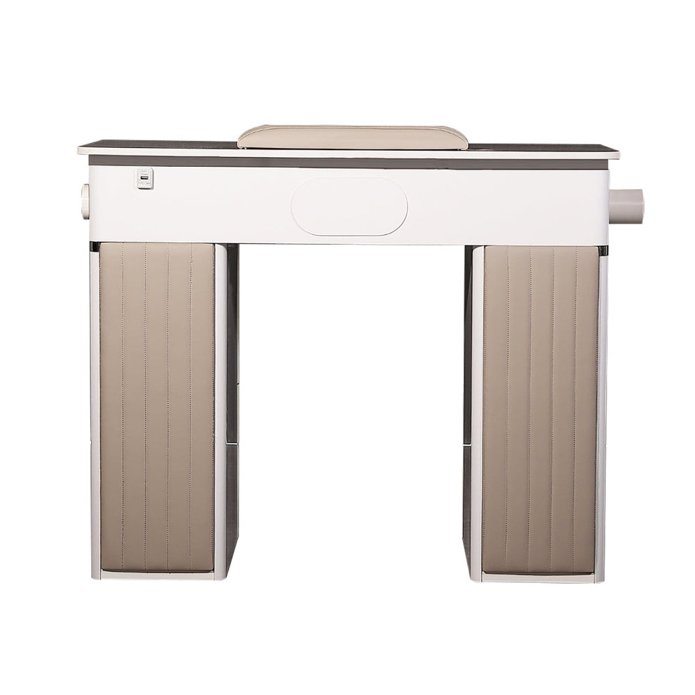 LUX 450 Single Manicure Nail Table Marble ( No Vacuum )