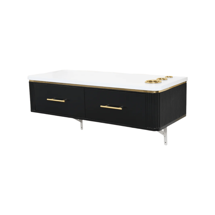 Keller International René Wall Mounted Styling Station Black DSP-KEL-SYSTL-K7004-BLACK