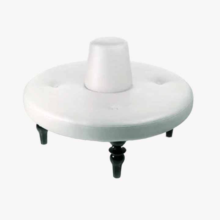 Gamma & Bross Round Tuffet Waiting Area Sofa DSP-GMB-WTCHR-GRTA002DI