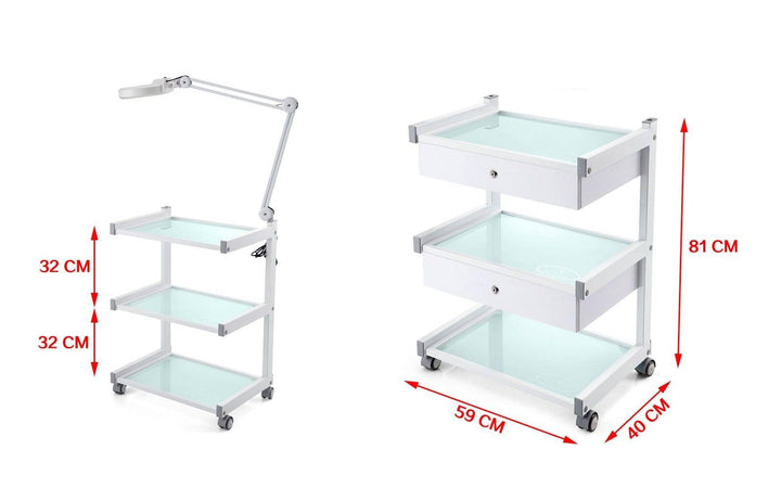 Beauty-Ace Beli Rolling Trolley Cart