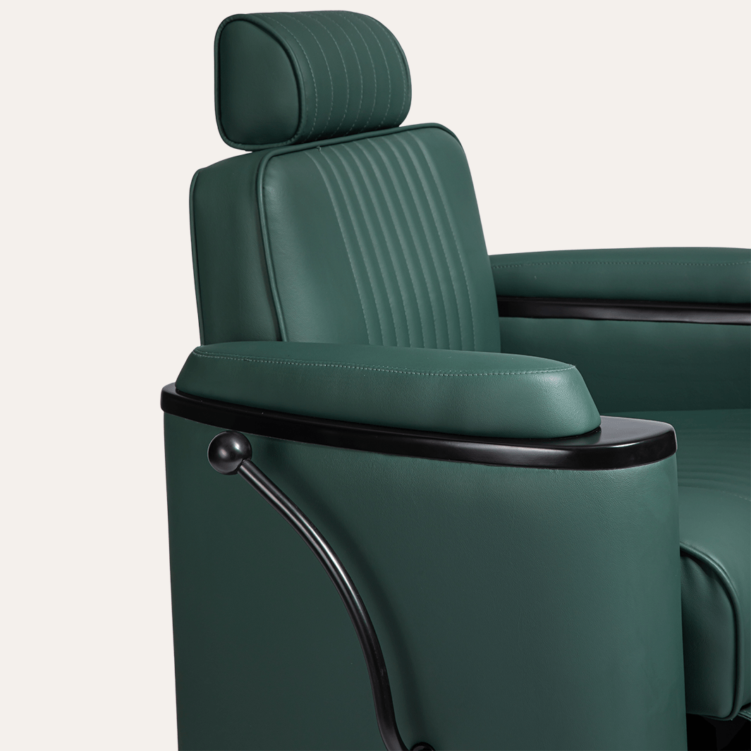 Keller International Barrel Barber Chair