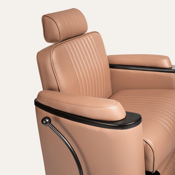 Keller International Barrel Barber Chair