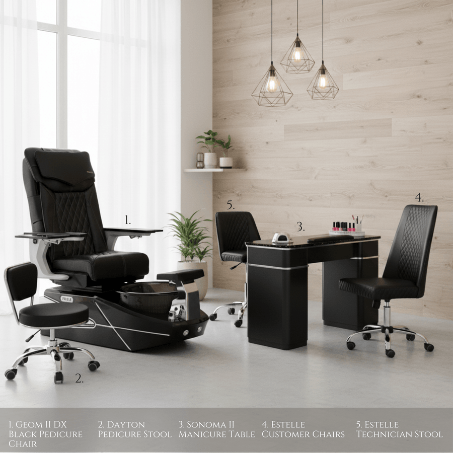 Mayakoba Geom II 5 set Package - Black