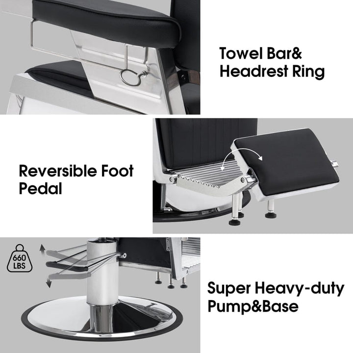 Brooks Salon Furnishing The Winston Barber Chair