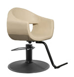 Berkeley MILLA Beauty Salon Styling Chair British Khaki & Black HON-SYCHR-6969-LKKBLK