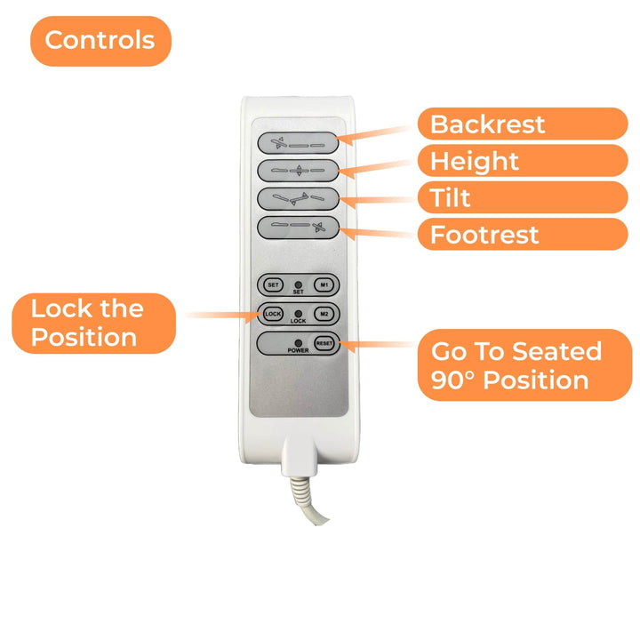 Spa Numa 2246B/2246EB treatment chair - Memory Hand Remote Corded FF-FCCHR-2246B-EB-MEMORY