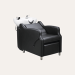 Keller International Amaré Shampoo Bowl & Chair Black / White / Chrome DSP-KEL-BWSH-K4002-BLACK