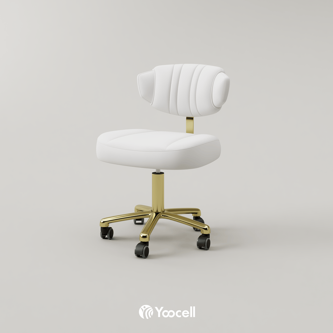 Yoocell YOOCELL Manicure Table, Chair & Stool Set AG1850 FF-YCL-SET-1850/1911-WHT-KIT