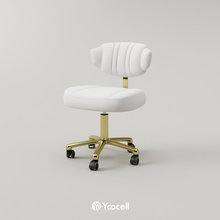 Yoocell YOOCELL Manicure Table, Chair & Stool Set AG1850 FF-YCL-SET-1850/1911-WHT-KIT