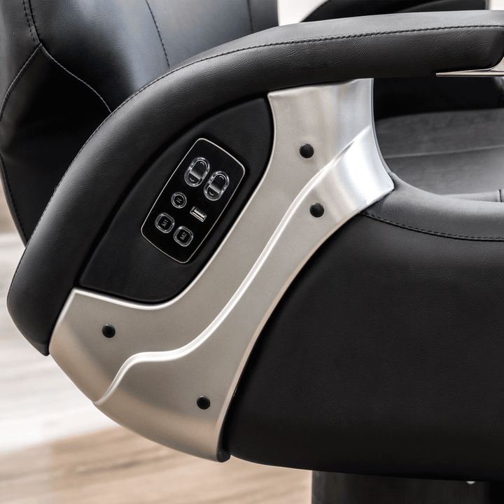 Athena COMMANDER Barber Chair Black ATN-BBCHR-31818-BLK