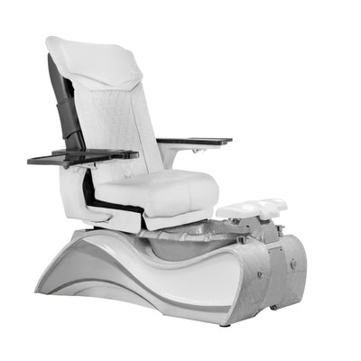 Mayakoba FIOR Shiatsulogic DX Pedicure Chair DX-White / Ultra White with Grey Oak Trim AYC-SPA-FIOR-DX2307-1255WHTGRY-18VWH