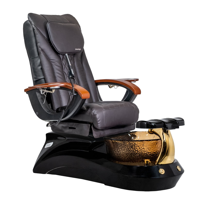 Mayakoba LOTUS II Shiatsulogic EX-R Pedicure Chair Coffee EXR / Black and All Gold Lotus II