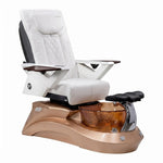 Mayakoba LOTUS II Shiatsulogic FX Pedicure Chair White FX / Rose Gold Lotus II AYC-SPA-LOTUS-2-FX9653-839AMLTGLD-53WHT