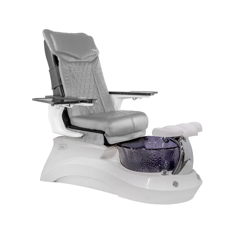 Mayakoba LOTUS II Shiatsulogic DX Pedicure Chair DX-Grey / White and Black Lotus II AYC-SPA-LOTUS-2-DX-839WHTBLK-18VGRY