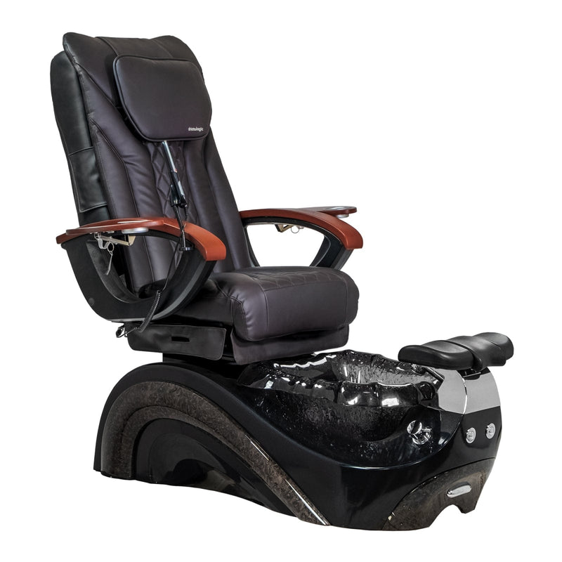 Mayakoba PERLA Shiatsulogic EX-R Pedicure Chair Coffee EXR / Black and Black Perla AYC-SPA-PERLA-EXR2007-822BLKBLK-16VCFE