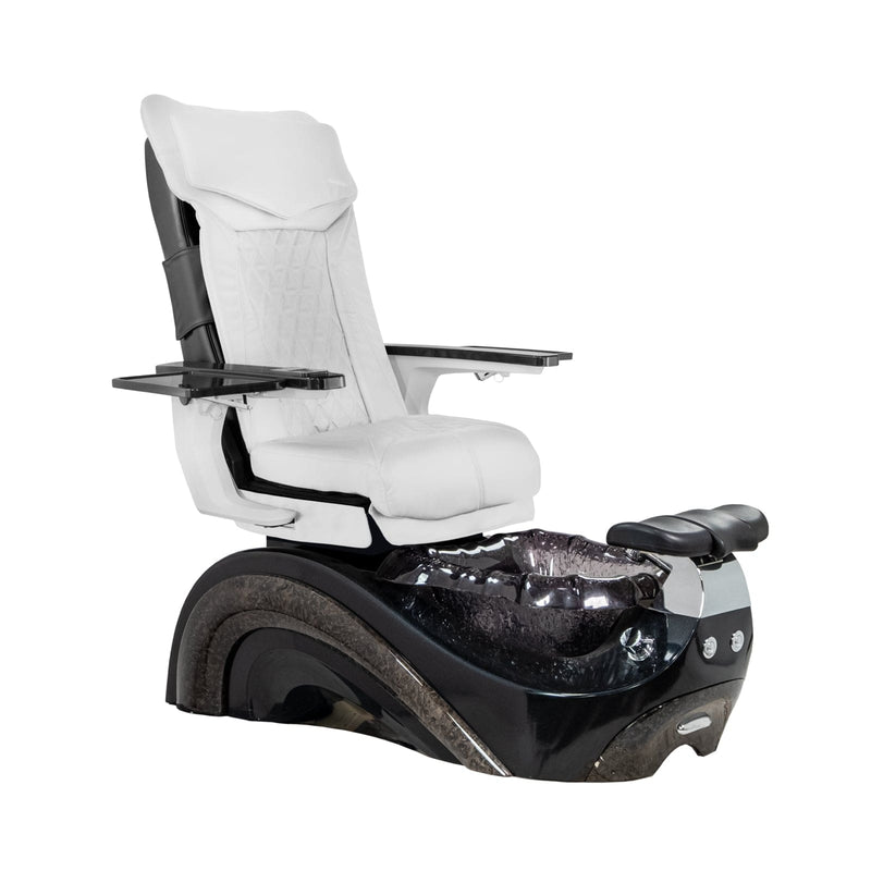 Mayakoba PERLA Shiatsulogic DX Pedicure Chair DX-White / Black and Black Perla AYC-SPA-PERLA-DX2307-822BLKBLK-18VWHT