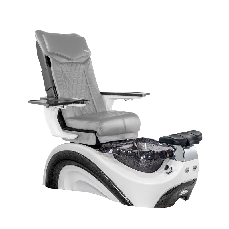 Mayakoba PERLA Shiatsulogic DX Pedicure Chair DX-Grey / White and Black Perla AYC-SPA-PERLA-DX2307-822WHTBLK-18VGRY