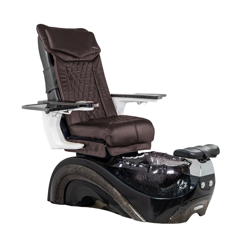 Mayakoba PERLA Shiatsulogic DX Pedicure Chair DX-Coffee / Black and Black Perla AYC-SPA-PERLA-DX2307-822BLKBLK-18VCFE