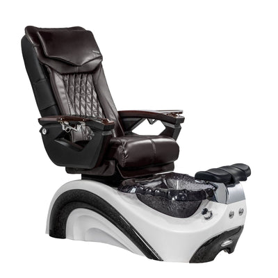 Mayakoba PERLA Shiatsulogic LX Pedicure Chair Coffee LX / White and Black Perla AYC-SPA-PERLA-LX1807-822WHTBLK-18VCFE