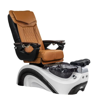 Mayakoba PERLA Shiatsulogic LX Pedicure Chair Cappuccino LX / White and Black Perla AYC-SPA-PERLA-LX1807-822WHTBLK-18VCPO