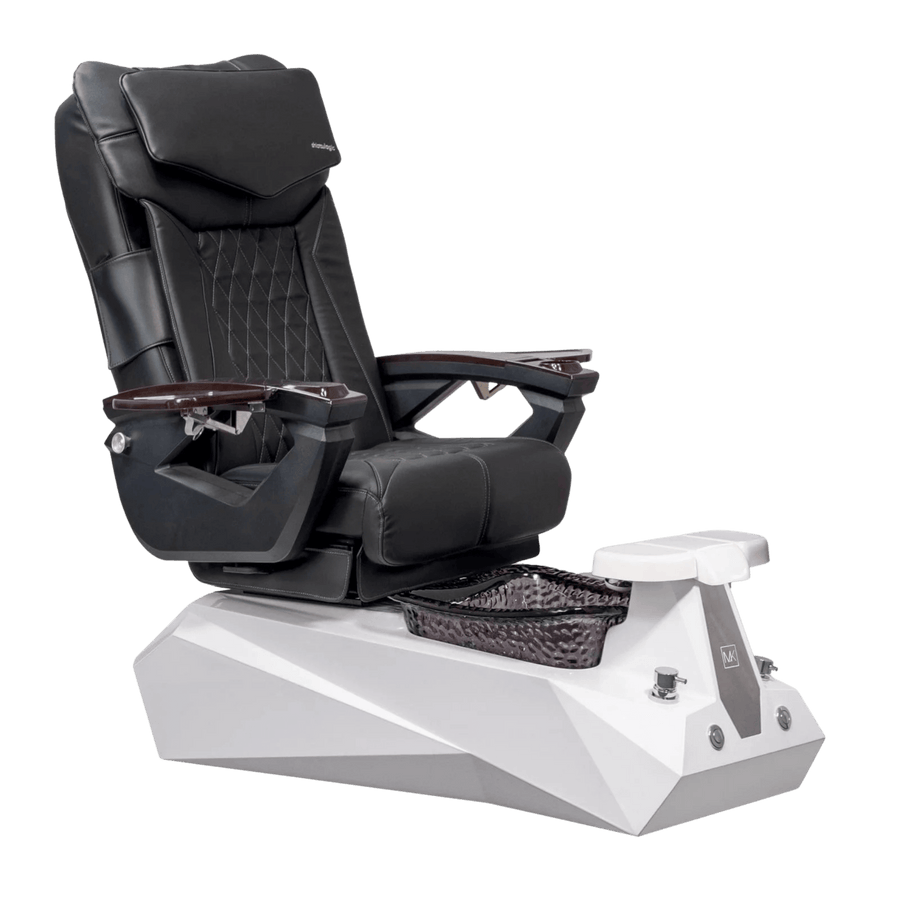 Mayakoba SERENITY Shiatsulogic LX Pedicure Chair Black LX / White and Black Serenity AYC-SPA-SERENITY-LX-852WHTBLK-18VBLK