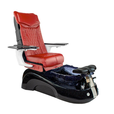Mayakoba SIENA Shiatsulogic DX Pedicure Chair DX-Red / Black and Black Siena AYC-SPA-SIENA-DX2307-817BLKBLK-18VRD