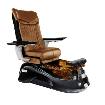 Mayakoba SIENA Shiatsulogic DX Pedicure Chair DX-Cappuccino / Black and Gold Siena AYC-SPA-SIENA-DX2307-817BLKGLD-18VCPO