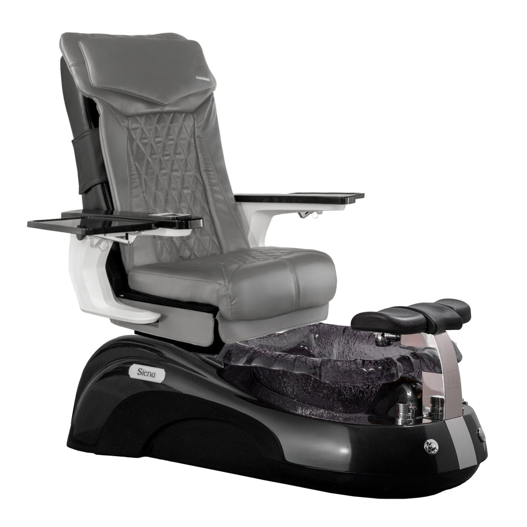 Mayakoba SIENA Shiatsulogic DX Pedicure Chair DX-Grey / Black and Black Siena AYC-SPA-SIENA-DX2307-817NBLKBLK-18VGY