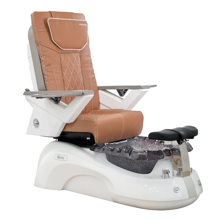 Mayakoba SIENA Shiatsulogic FX Pedicure Chair Cappuccino FX / Black and Gold Siena AYC-SPA-SIENA-FX9653-817NBLKGLD-53CPO