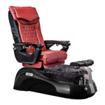 Mayakoba SIENA Shiatsulogic LX Pedicure Chair Deep Red LX / Black and Black Siena AYC-SPA-SIENA-LX1807-817NBLKBLK-18VRD