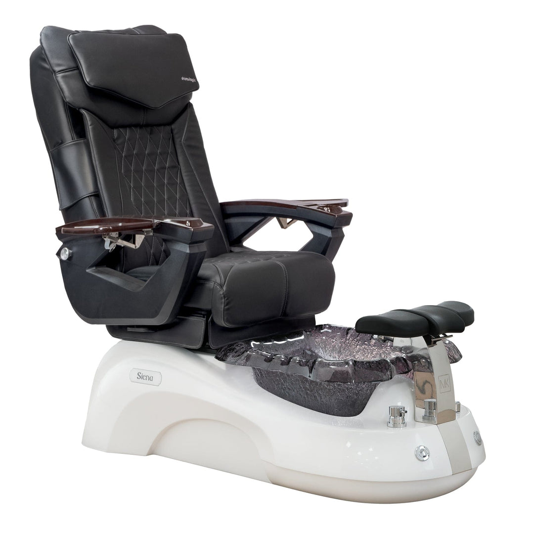Mayakoba SIENA Shiatsulogic LX Pedicure Chair Black LX / Black and Gold Siena AYC-SPA-SIENA-LX1807-817NBLKGLD-18VBLK