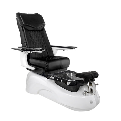 Mayakoba SIENA Shiatsulogic DX Pedicure Chair DX-Black / White and Black Siena AYC-SPA-SIENA-DX2307-817WHTBLK-18VBLK