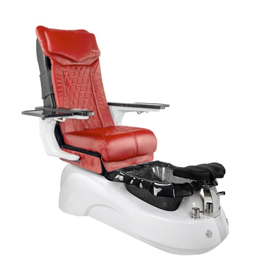 Mayakoba SIENA Shiatsulogic DX Pedicure Chair DX-Red / White and Black Siena AYC-SPA-SIENA-DX2307-817WHTBLK-18VRD