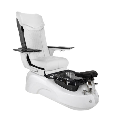 Mayakoba SIENA Shiatsulogic DX Pedicure Chair DX-White / White and Black Siena AYC-SPA-SIENA-DX2307-817WHTBLK-18VWHT