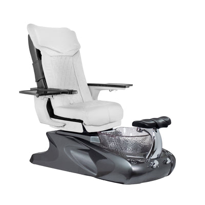 Mayakoba VIGGO II Shiatsulogic DX Pedicure Chair DX-White / Metallic Grey Viggo II AYC-SPA-VIGGO-2-DX2307-849MTLGRY-18VWH