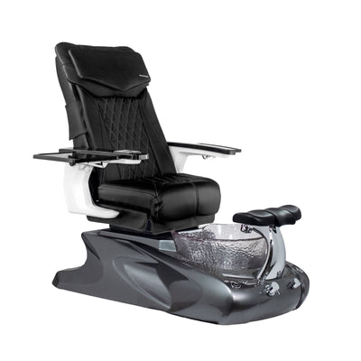 Mayakoba VIGGO II Shiatsulogic DX Pedicure Chair DX-Black / Metallic Grey Viggo II AYC-SPA-VIGGO-2-DX2307-849MTLGRY-18VBLK