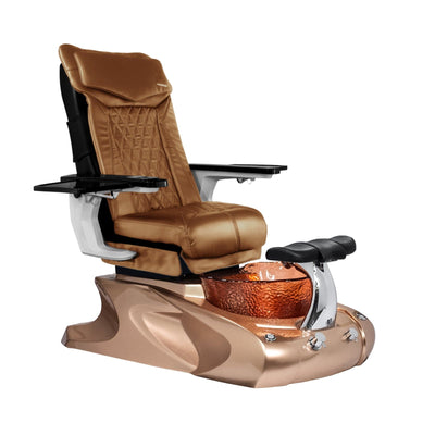 Mayakoba VIGGO II Shiatsulogic DX Pedicure Chair DX-Cappuccino / Metallic Gold Viggo II AYC-SPA-VIGGO-2-DX2307-849MTLGLD-18VCPO