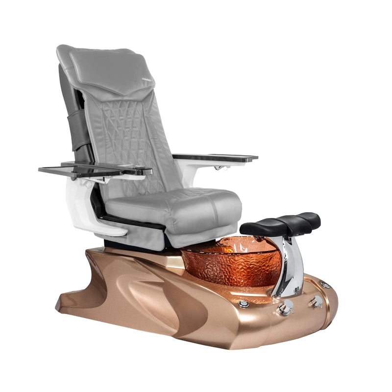 Mayakoba VIGGO II Shiatsulogic DX Pedicure Chair DX-Grey / Metallic Gold Viggo II AYC-SPA-VIGGO-2-DX2307-849MTLGLD-18VGY