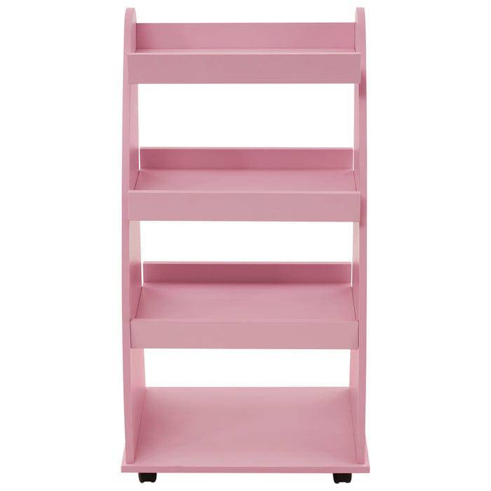 Brooks Salon Furnishing Alex 4-Tier Salon Rolling Utility Cart