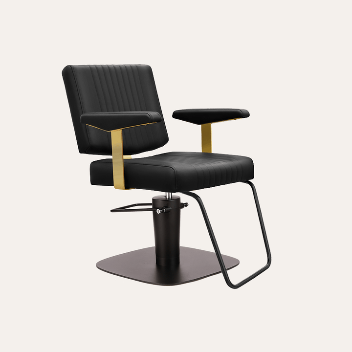 Keller International Athena Salon Chair Black / Square Black +$19 / U-Shaped Black DSP-KEL-APCHR-K1158-T-BLACK