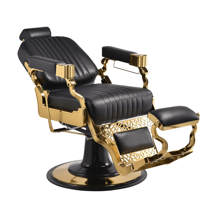 Minewill BRUCE Barber Chair FF-MWL-BBCHR-A093G-BLKGLD