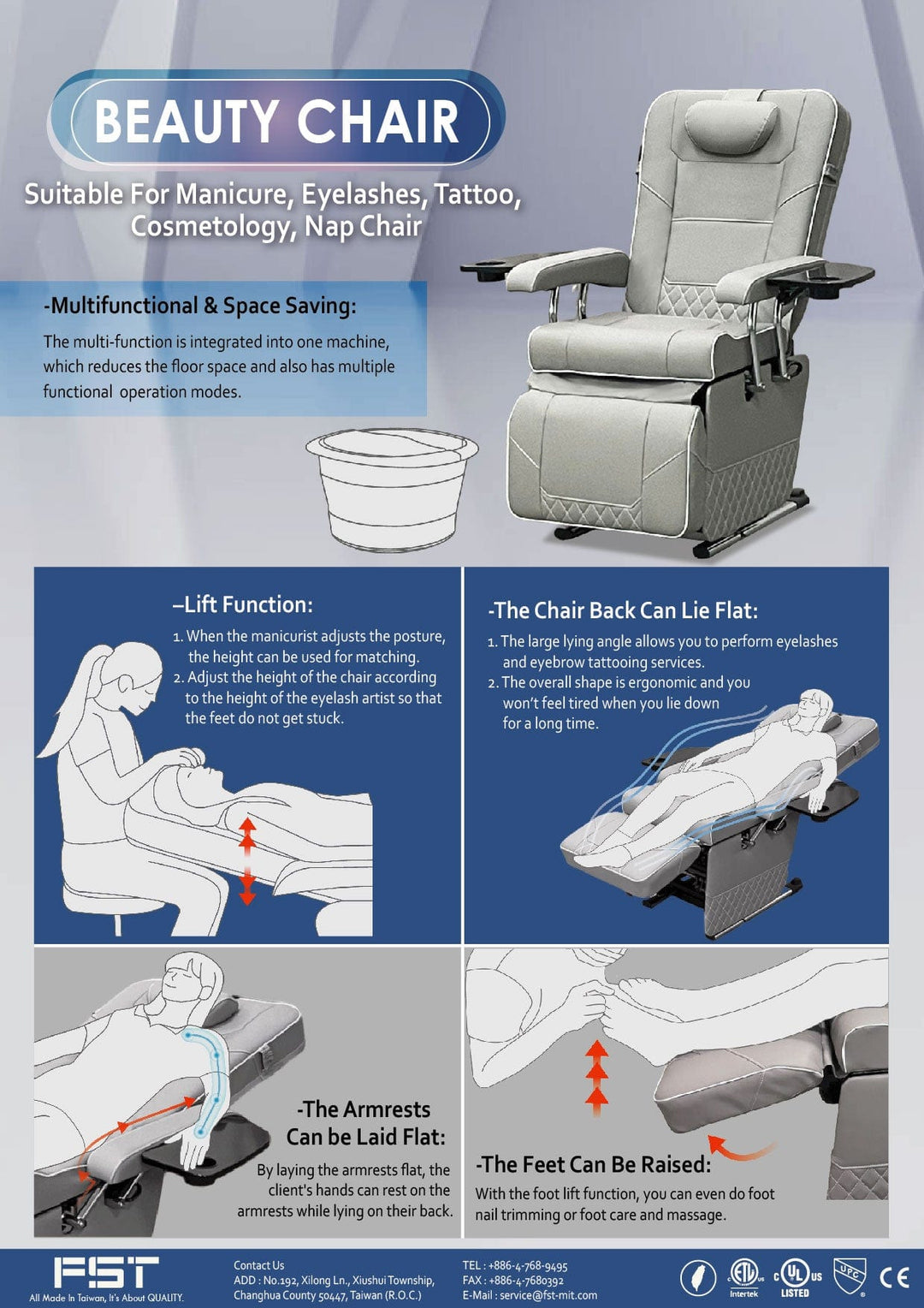 Mayakoba FST Electronic Beauty Chair