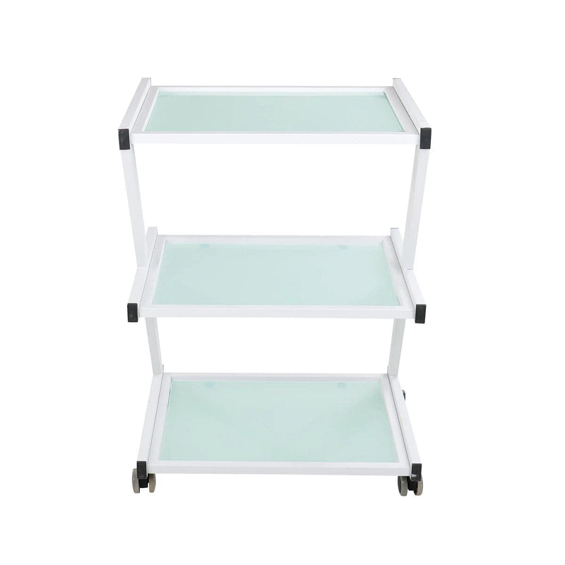 Beauty-Ace Salon Trolley BA6040 with 1 Lockable Drawer FF-DPI-TRLY-6040-WHT&FF-DPI-DRWR-603-WHT