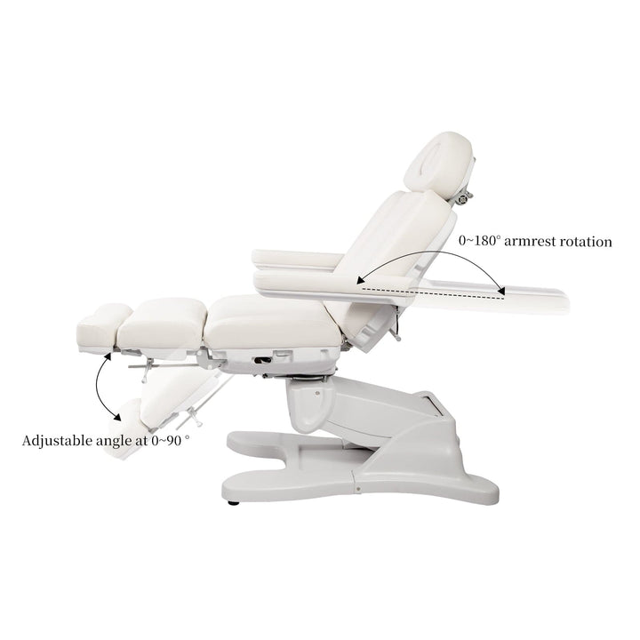 Beauty-Ace EUPHRO Facial Chair With Separated Legrests G901C (4-Motor) Black FF-DPI-FCCHR-G901C-BLK