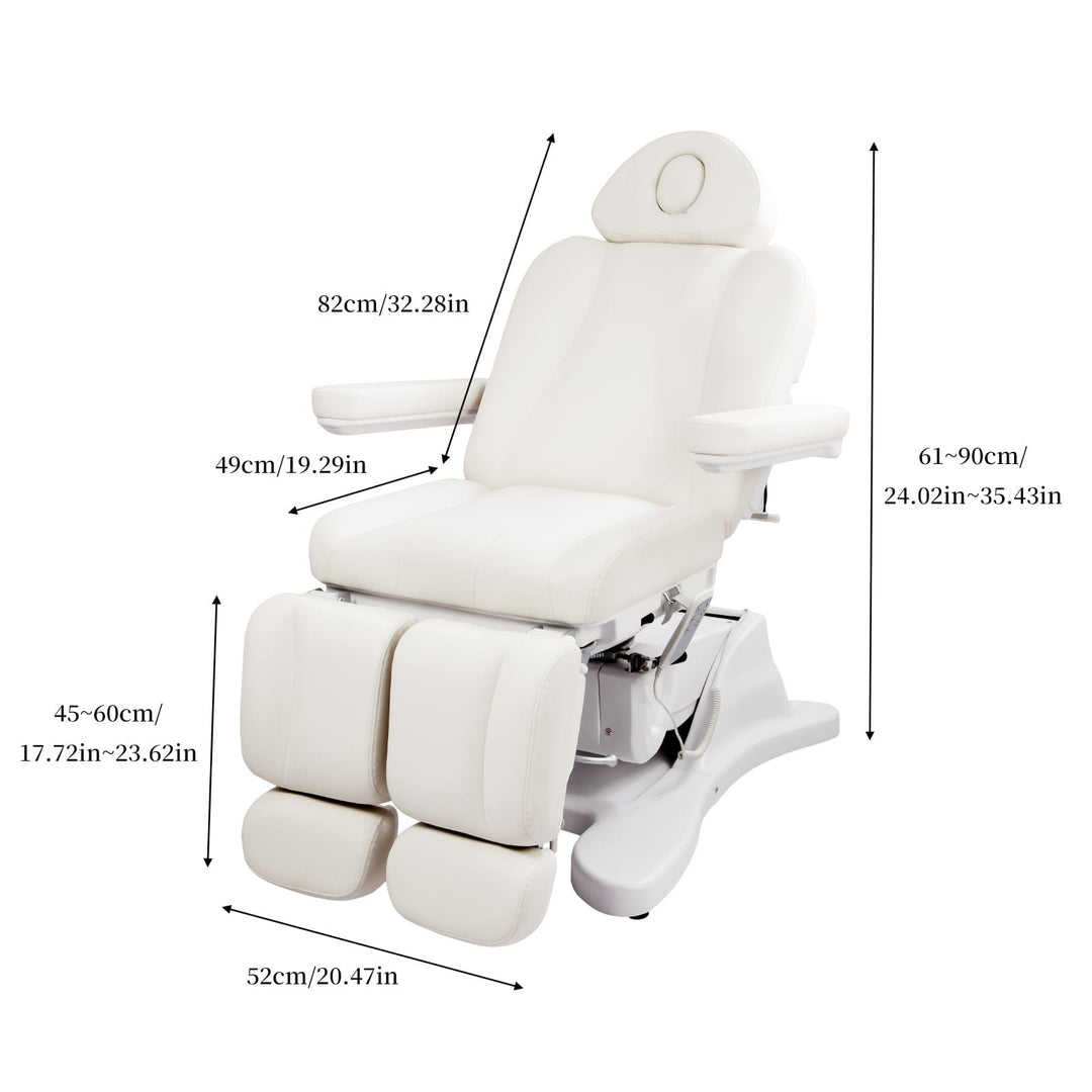 Beauty-Ace EUPHRO Facial Chair With Separated Legrests G901C (4-Motor) Black FF-DPI-FCCHR-G901C-BLK