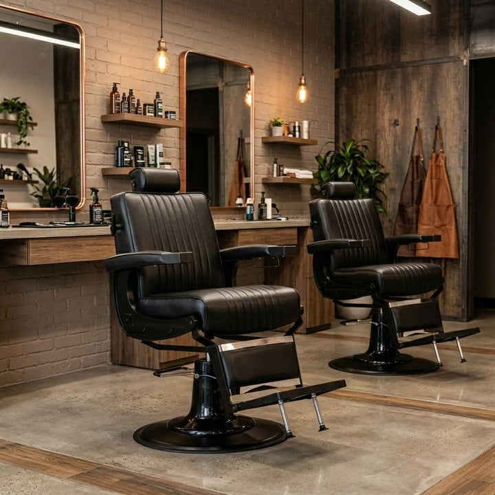 Berkeley CAPRI Barber Chair LTX-BBCHR-72815-BLK