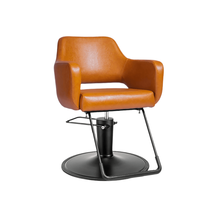 Keller International Chic Salon Chair Camel / Black DSP-KEL-APCHR-K1175-T-CAMEL