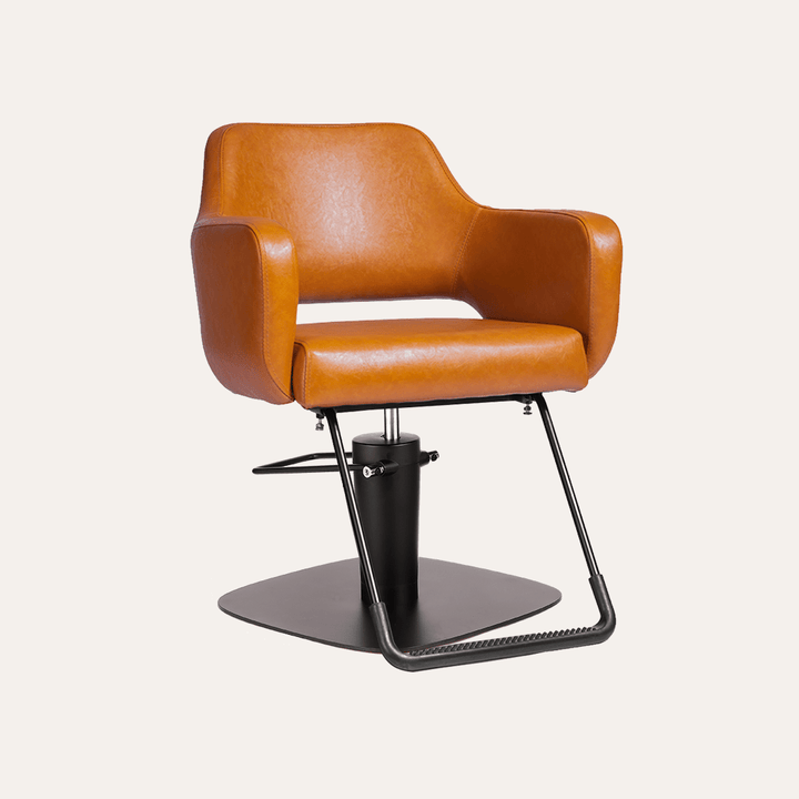 Keller International Chic Salon Chair Camel / Square Black +$19 DSP-KEL-APCHR-K1175-T-CAMEL