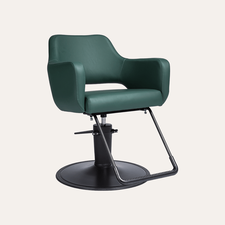Keller International Chic Salon Chair Evergreen / Black DSP-KEL-APCHR-K1175-T-EVERGREEN